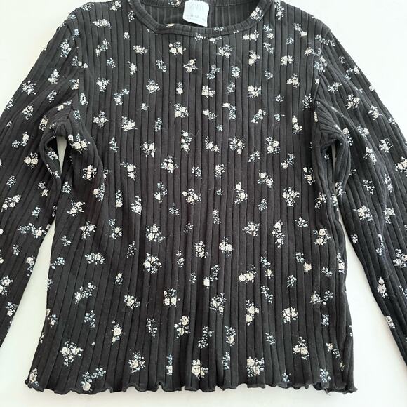 Zara Other - Zara girls ribbed floral top size 11/12
